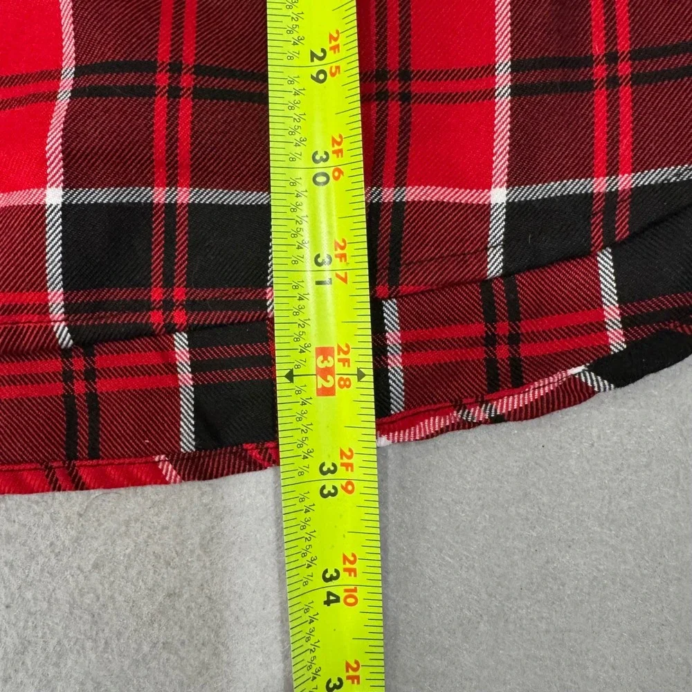 Dixxon Flannel Company The Hoser Shirt Mens LT Red Black Plaid Long Sleeve Tall